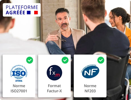 Plateforme agréée, Norme iso27001, Format Factur-X, norme NF203
